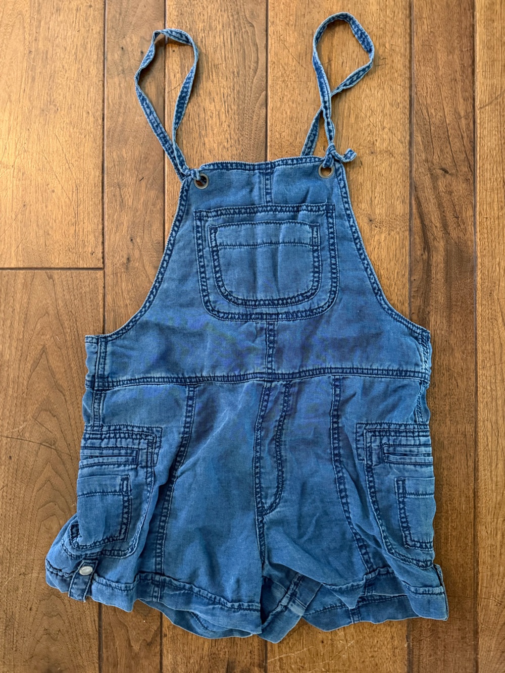 American Eagle Outfitters Blue Denim Overalls
